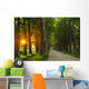 sunrise in beautiful alley Wall Mural