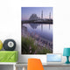 Sheikh Zayed Grand Mosque at sunrise Wall Mural