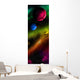 Different Planets in Outer Space Wall Mural