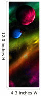 Different Planets in Outer Space Wall Mural