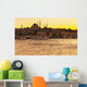 View of Istanbul at sunset Wall Mural