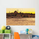 View of Istanbul at sunset Wall Mural