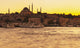 View of Istanbul at sunset Wall Mural