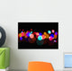 Blur Of Coloured Lights Wall Mural