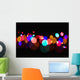Blur Of Coloured Lights Wall Mural