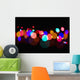 Blur Of Coloured Lights Wall Mural