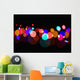 Blur Of Coloured Lights Wall Mural