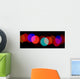 The Blur Of Coloured Lights Wall Mural