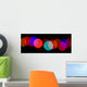 The Blur Of Coloured Lights Wall Mural