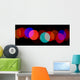 The Blur Of Coloured Lights Wall Mural