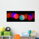 The Blur Of Coloured Lights Wall Mural