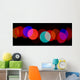 The Blur Of Coloured Lights Wall Mural