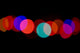 The Blur Of Coloured Lights Wall Mural
