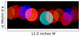 The Blur Of Coloured Lights Wall Mural