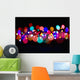The Blur Of Coloured Lights Wall Mural