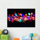 The Blur Of Coloured Lights Wall Mural