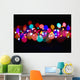 The Blur Of Coloured Lights Wall Mural