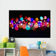 The Blur Of Coloured Lights Wall Mural