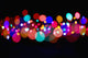 The Blur Of Coloured Lights Wall Mural