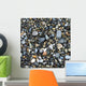 Wet Rocks On The Beach Wall Mural
