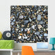 Wet Rocks On The Beach Wall Mural