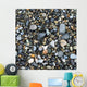 Wet Rocks On The Beach Wall Mural