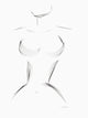 Computer Generated Image Of A Woman's Curves Wall Mural