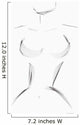 Computer Generated Image Of A Woman's Curves Wall Mural