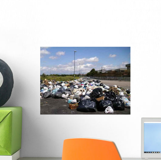 Trash Wall Decal