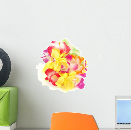 Hawaiian lei Wall Decal