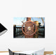 Old ship steering rudder helm Wall Mural