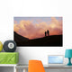 Boy and Girl Sunset Wall Decal
