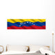 Venezuelan Flag in the Wind Wall Mural