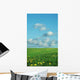 Field and Blue Wall Decal