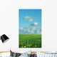 Field and Blue Wall Decal