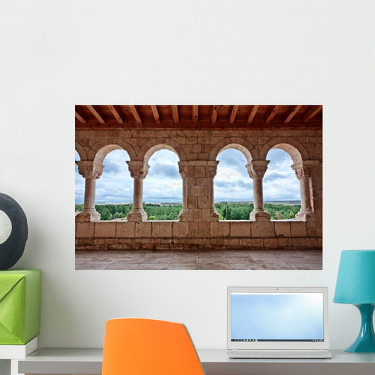 Landscape Seen through Romanesque