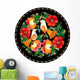 Russian Handicraft Ornament Wall Decal