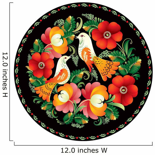 Russian Handicraft Ornament Wall Decal
