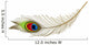 peacock feather Wall Decal