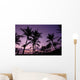 Coconut Tree Sunrise Wall Decal