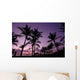 Coconut Tree Sunrise Wall Decal