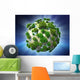 Green Planet Radiant Sky Wall Decal