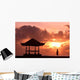 Activity Yoga Sunrise Wall Decal Design 3