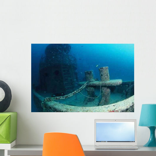 Schiffswrack Schlepper Wall Decal