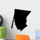 Graduation Cap Wall Decal