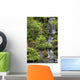 Waterfall Japanese Garden 2 Wall Decal