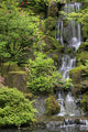 Waterfall at Japanese Garden Wall Mural