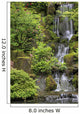 Waterfall at Japanese Garden Wall Mural