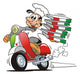 Pizzaservice Wall Decal