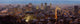 montreal at dusk from mont royal Wall Mural